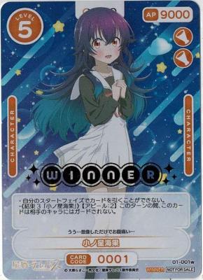 小ノ星海果(01-001w)WINNER