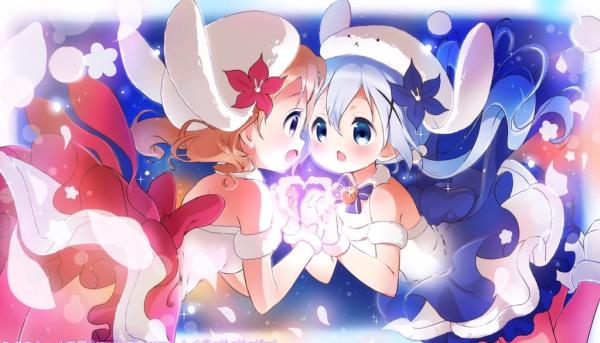 【買取品】あずまちっく天国 プレイマット 『ココア&チノ』