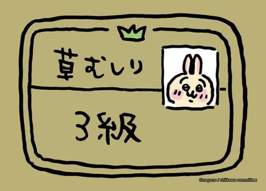 【スリーブ販売】ブシロードスリーブコレクション Vol.3708　ちいかわ『草むしり検定3級』(75枚入り)