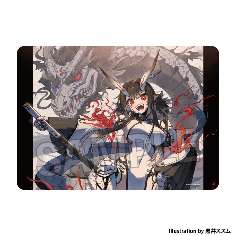 ※6/28締切【プレイマット予約】PROOF 工画堂スタジオイラストレーターセレクション イラストプレイマットNT 黒井ススム 白龍ちゃん【26年9月発売】