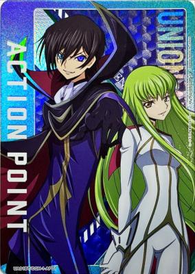 アクションポイントカード(ルルーシュ&C.C.) 【UA01BT/CGH/1/AP01】