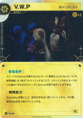 【嫌々と苦しめた】V.W.P【KT/BA/28N】