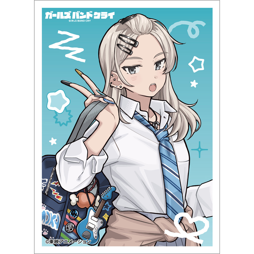 8/16締切【スリーブ予約】カーテン魂 ガールズバンドクライ　描き下ろしスリーブ（河原木桃香／平成ギャル）【26年12月上旬販売】　※代引き不可