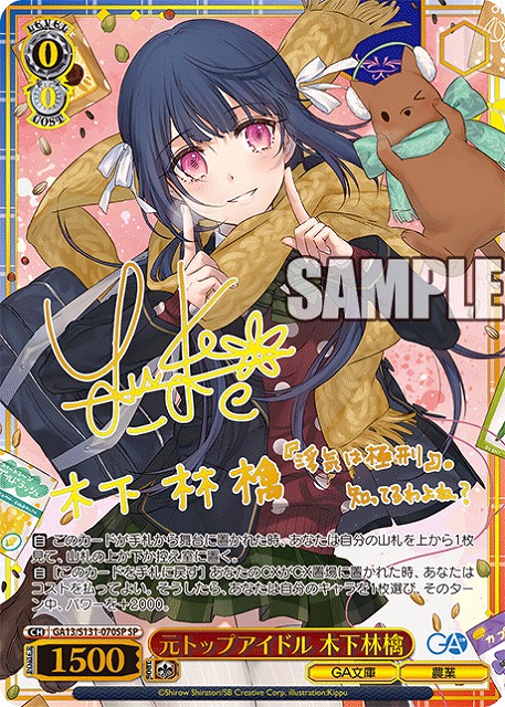 ※秋葉原店併用品　元トップアイドル 木下林檎 (SP) 【GA13/S131-070SP】