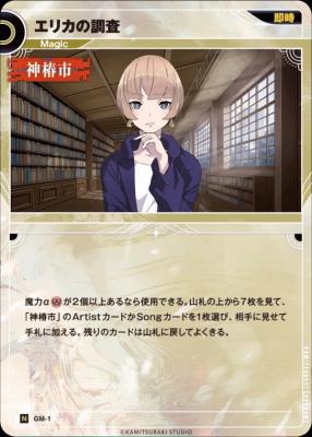 エリカの調査【KT/GM/1N】