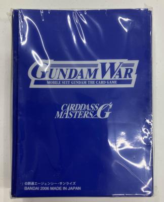 ガンダムウォー スリーブ　ガンダムウォーロゴ(青)