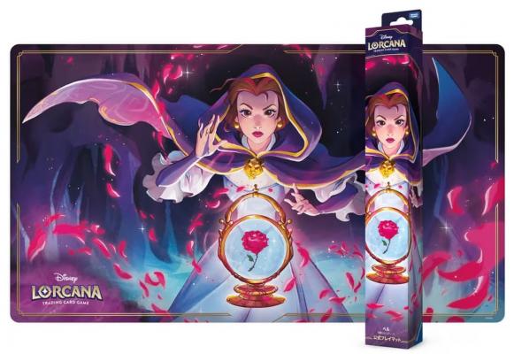 【プレイマット販売】ディズニー・ロルカナ・ TCG　日本語版　 公式プレイマット 「ベル 熟練なるミスティーク」 【25年9月6日発売】