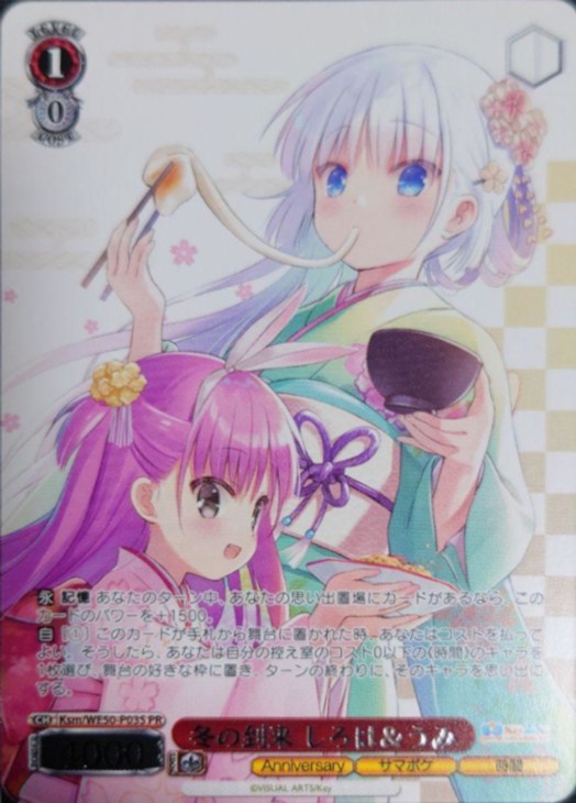 ※秋葉原店併用商品 冬の到来 しろは＆うみ(PR) 【Ksm-WE50-P03S PR】