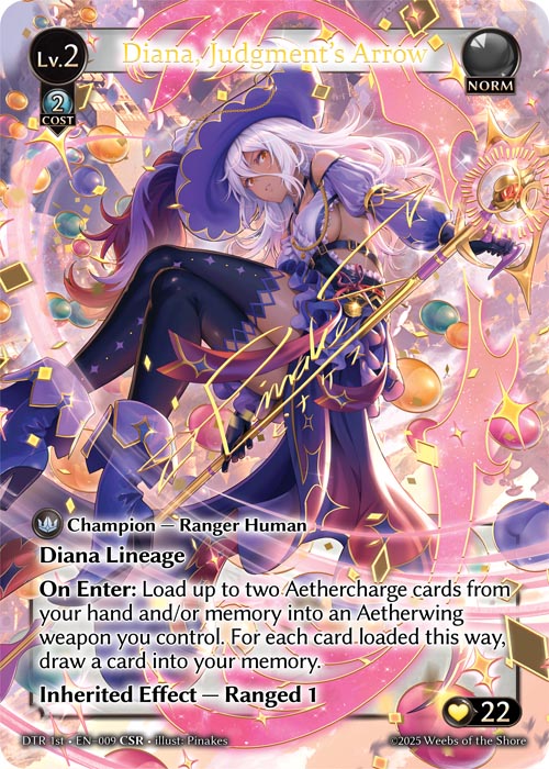 ※秋葉原店併用商品 Diana, Judgment’s Arrow 【DTR 1st • EN–009 • CSR】