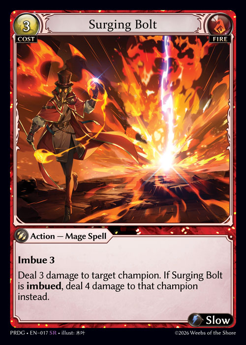 ※秋葉原店併用商品 Surging Bolt 【PRDG • EN–017 • SR】