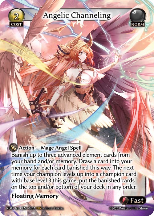 ※秋葉原店併用商品 Angelic Channeling 【RDO 1st • EN–044A • UR】