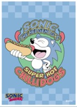 10/11締切【スリーブ予約】キャラクタースリーブ ソニック・ザ・ヘッジホッグ 『Food Frenzy』チリドッグ(EN-1689）(65枚入り) 【26年12月25日発売】
