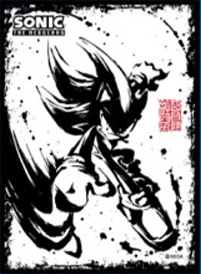 10/11締切【スリーブ予約】キャラクタースリーブ ソニック・ザ・ヘッジホッグ 『墨絵 超音速針鼠』シャドウ(EN-1687）(65枚入り) 【26年12月25日発売】