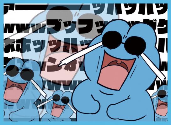 【スリーブ販売】193オリジナル 青ケツ スリーブ　『爆笑』