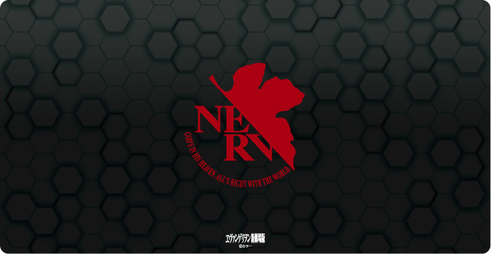 10/25締切【プレイマット予約】キャラクター万能ラバーマットスリム　ヱヴァンゲリヲン新劇場版「NERV」 【27年2月13日発売】※代引き不可