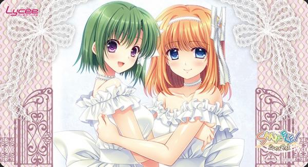 SHUFFLE! 「時雨 亜沙&芙蓉 楓」 ラッキーカード交換 ラバーマット
