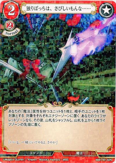 独りぼっちは、さびしいもんな……(パラレル) 【MM/TB1/40NP】