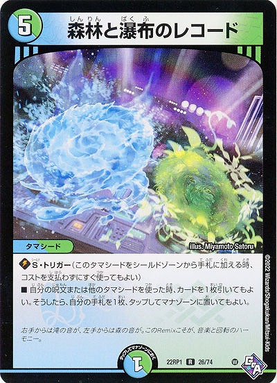 森林と瀑布のレコード 【22RP1/26/74R】