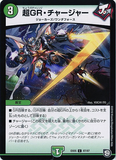 超GR・チャージャー 【EX05-87-87C】