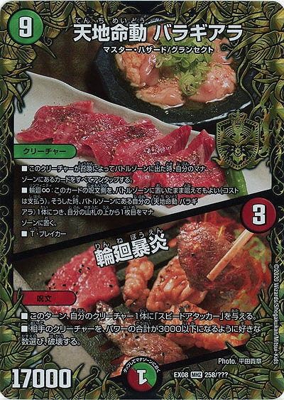 天地命動 バラギアラ/輪廻暴炎 【EX08-258】