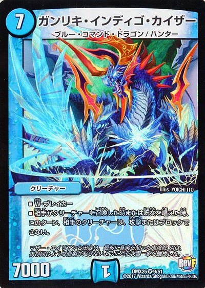 ガンリキ・インディゴ・カイザー 【DMX25-9-51】