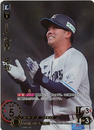蛭間　拓哉(埼玉西武ライオンズ)(SP) 【PBP01/L06SP】