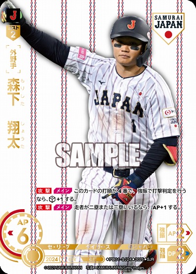 森下　翔太(阪神タイガース)(SJRホーム) 【PB01-SJ24SJRh】