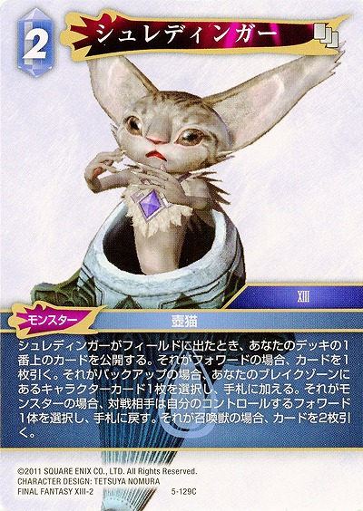 シュレディンガー 【FF5-129C】