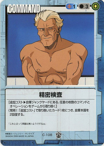 精密検査 【青C-108】16弾