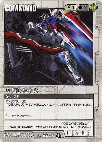 卓越した才覚 【白C-S101】