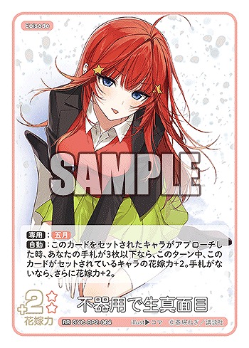 不器用で生真面目 【GYC-BP2-064RR】