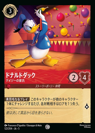 ドナルドダック 【SS/122/204C】