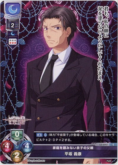 家庭を顧みない景子の父親 平坂 義康 【LO-6587C】