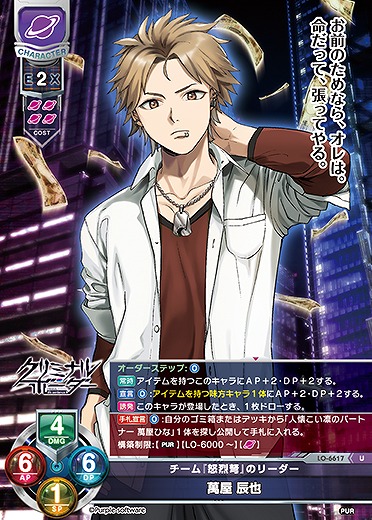 チーム『怒烈弩』のリーダー 萬屋 辰也 【LO-6617U】
