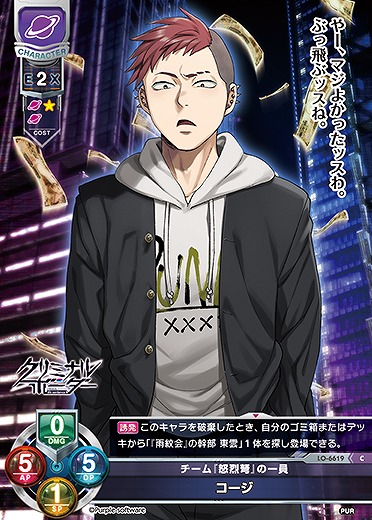 チーム『怒烈弩』の一員 コージ 【LO-6619C】