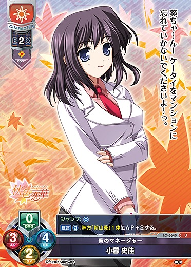 葵のマネージャー 小暮 史佳 【LO-6640U】