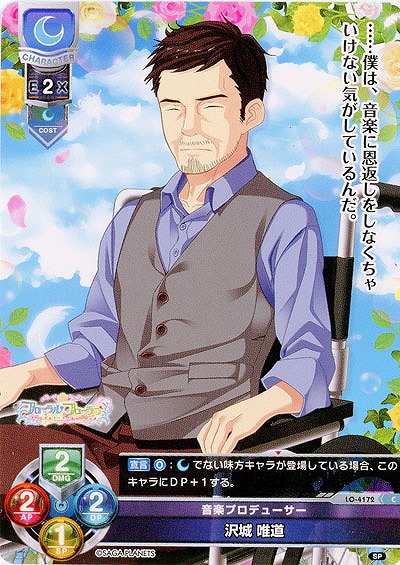 音楽プロデューサー 沢城 唯道 【LO/4172C】