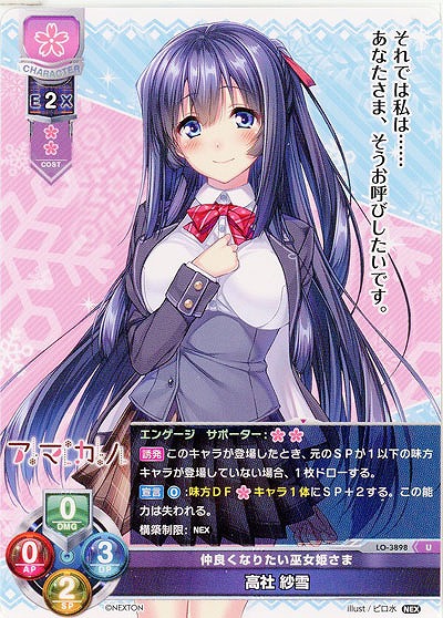 仲良くなりたい巫女姫さま 高社 紗雪 【LO/3898U】