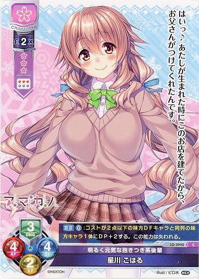 明るく元気な抱きつき系後輩 星川 こはる 【LO/3900C】