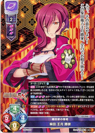 織田家の宿老 柴田 壬月 勝家 【LO/3902U】