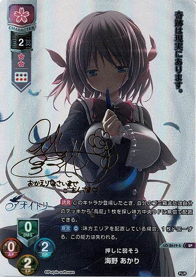 【キズ有り特価A】押しに弱そう 海野 あかり(SP) 【LO-2619SP】