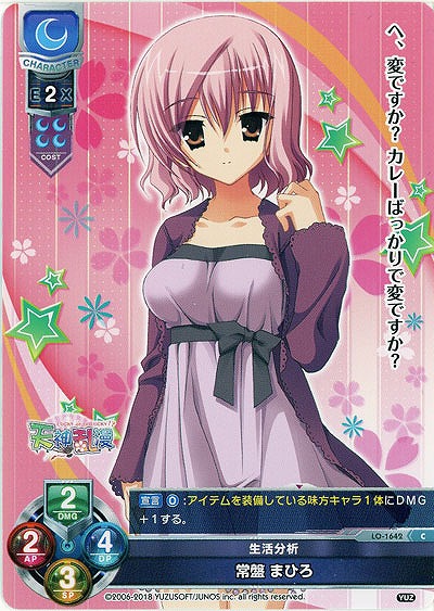 生活分析 常盤 まひろ 【LO-1642C】