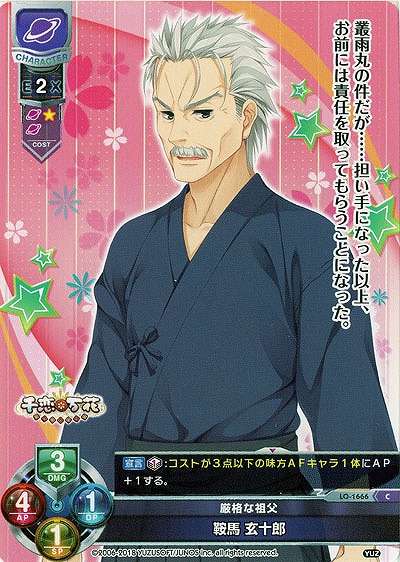 厳格な祖父 鞍馬 玄十郎 【LO-1666C】