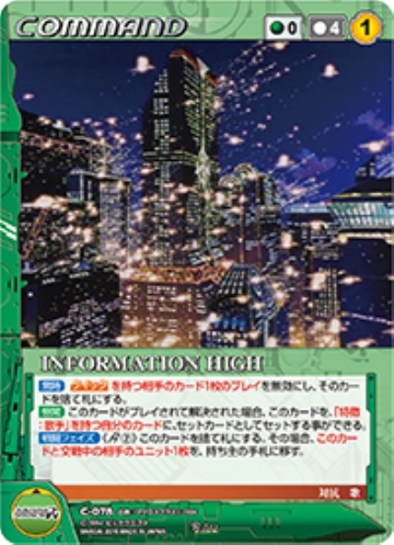 INFORMATION HIGH 【MCGN-C078R】