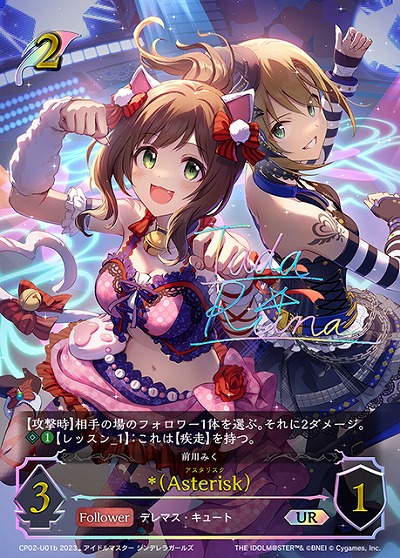 【キズ有り特価A】*(Asterisk)(UR)(b) 【CP02/U01b】