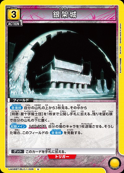 銀架城 【UA08BT/BLC/1/028U】