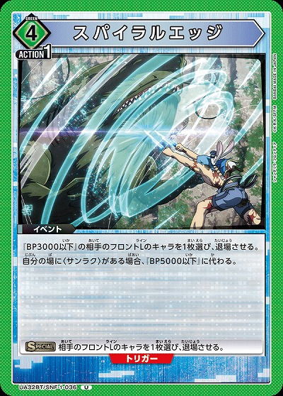 スパイラルエッジ 【UA32BT/SNF-1-036U】