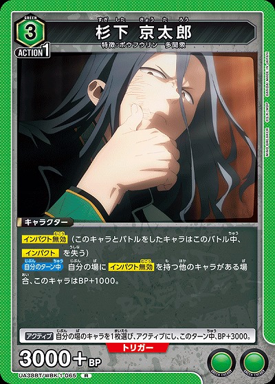 杉下 京太郎 【UA38BT/WBK-1-065R】