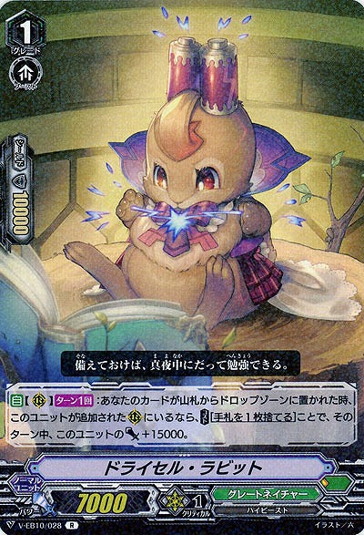 【倉庫在庫】ドライセル・ラビット 【V-EB10-028R】