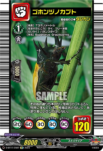 ゴホンヅノカブト 【D/BT11/EX07】